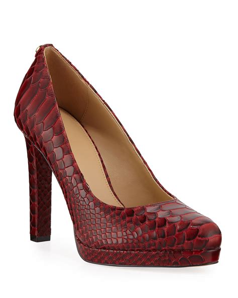 michael kors ethel pumps|Michael Michael Kors Ethel Platform Pumps .